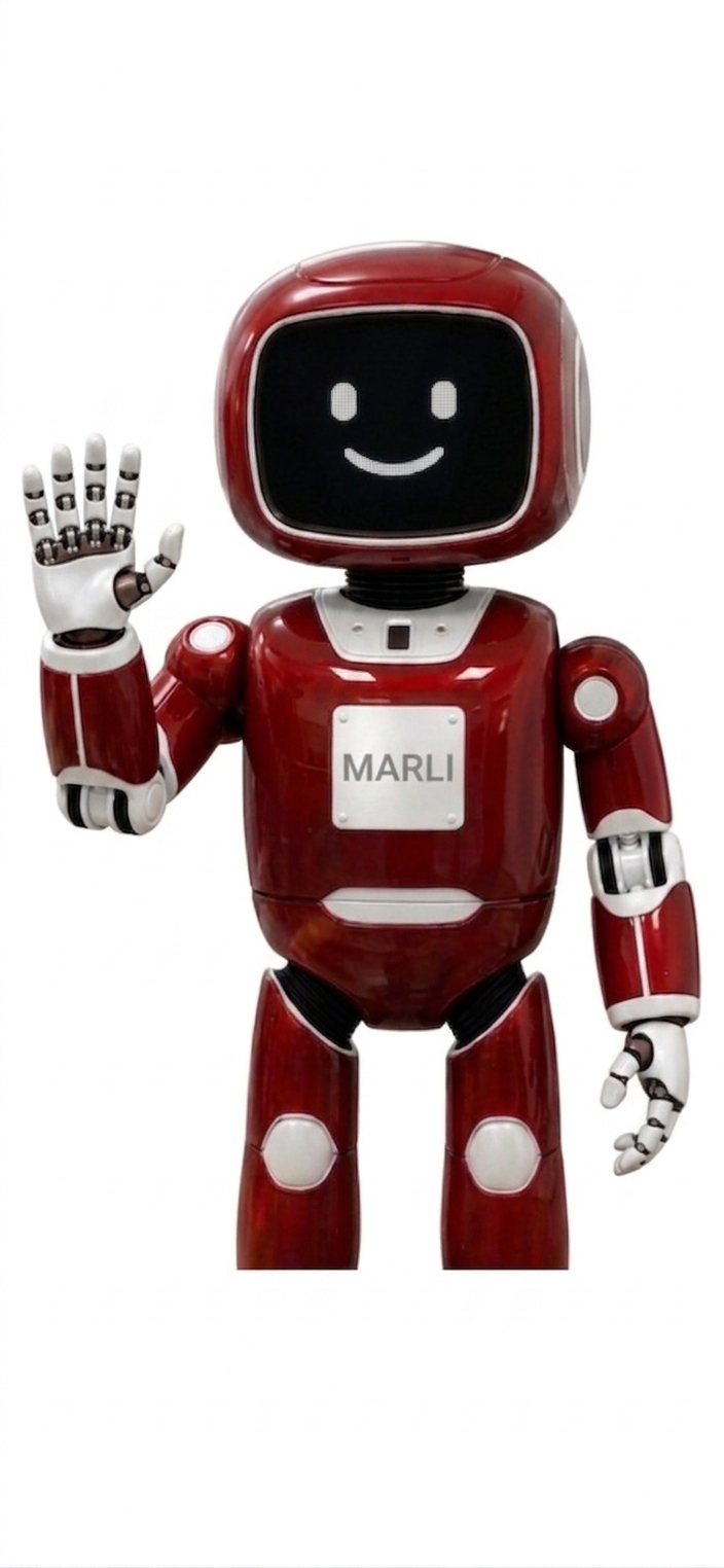 Marli — Robot mascota de Marli Agency